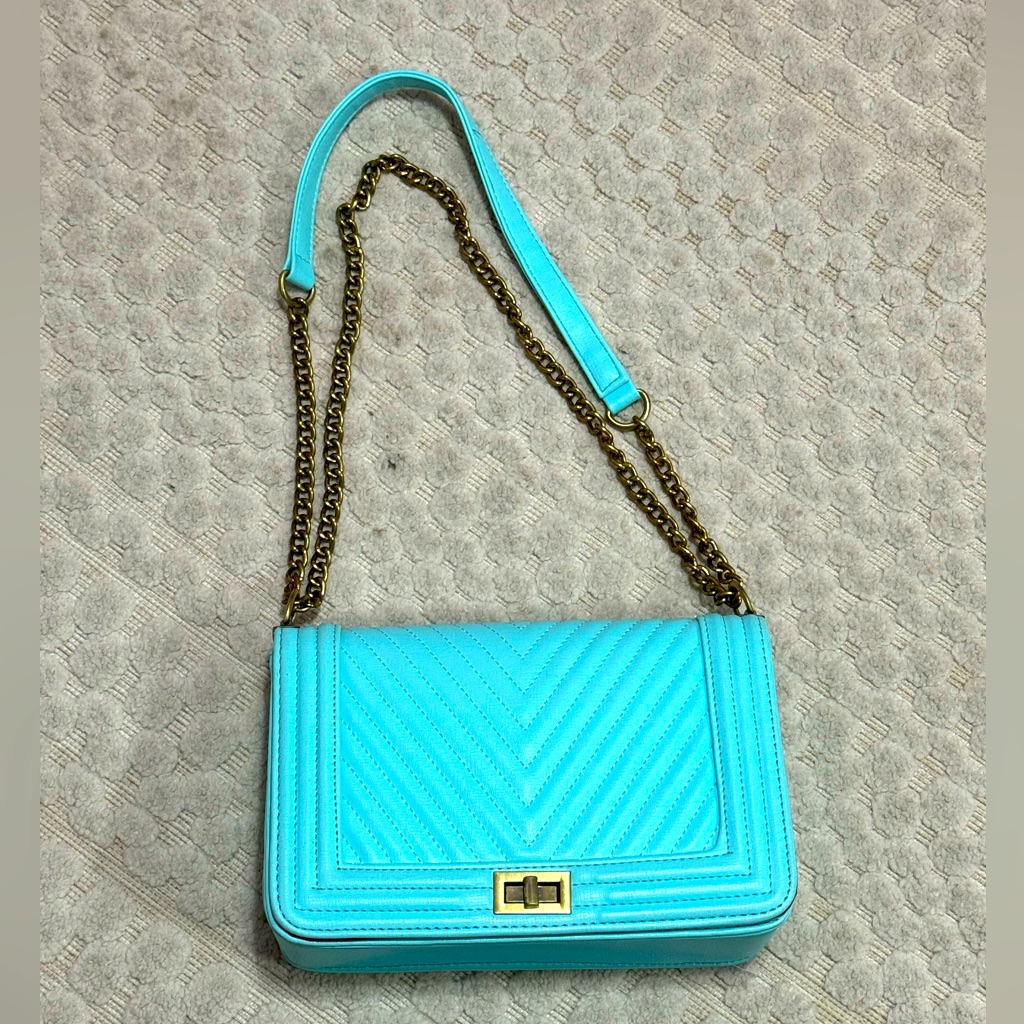 Light Blue Crossbody Bag